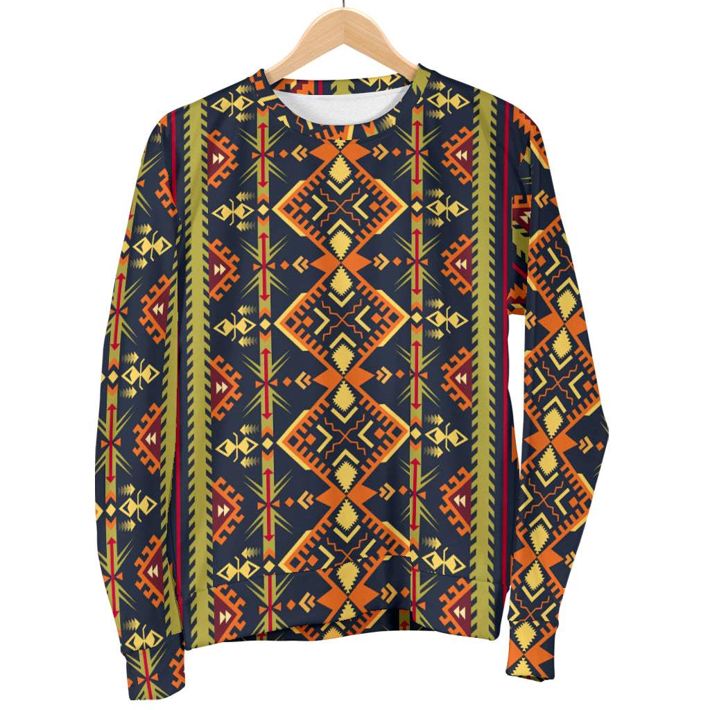 Kente Classic Design African Print Women Long Sleeve Sweatshirt
