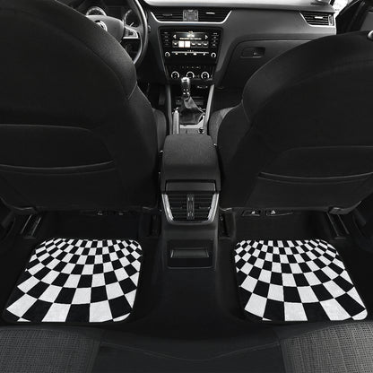 Optical illusion Projection Torus Car Floor Mats Front Back