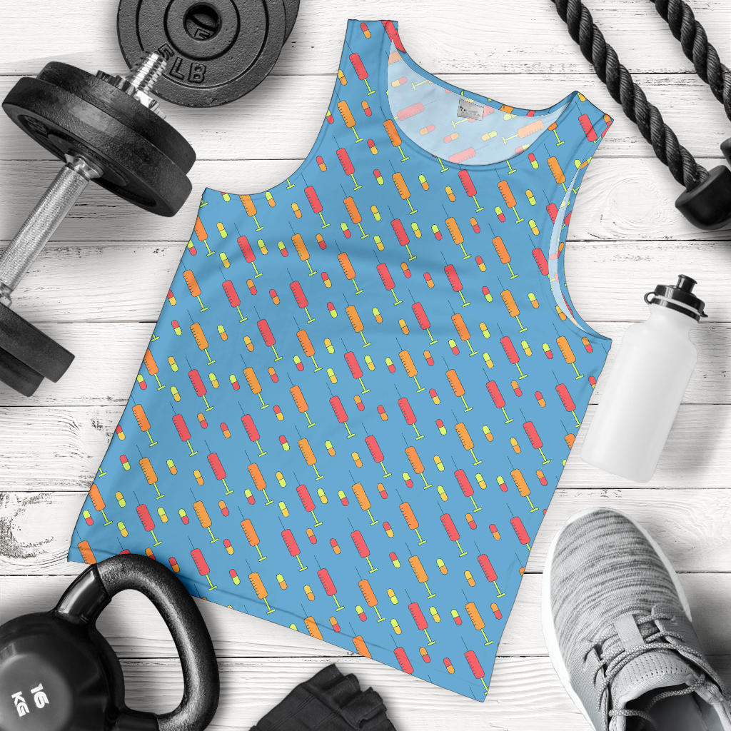 Phlebotomist Medical Pattern Men Tank Top