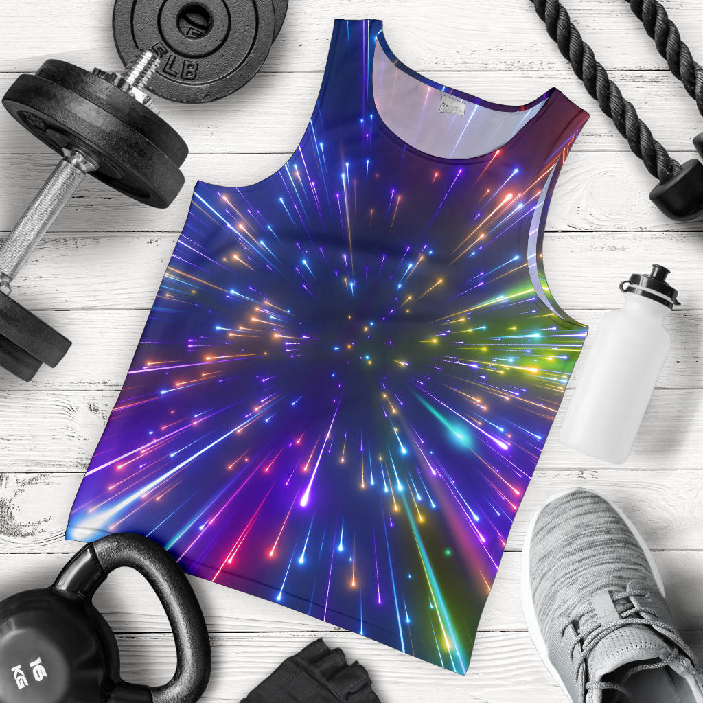 Celestial Rainbow Speed Light Men Tank Top