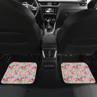 Unicorn Princess with Rose Car Floor Mats Front Back