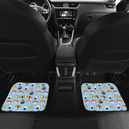 Sushi Cartoon Design Car Floor Mats Front Back