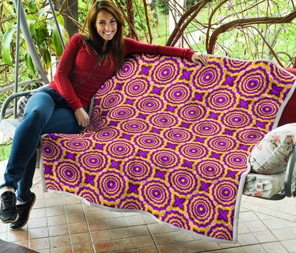 Optical illusion Expansion Quilt Bedspread