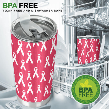 Breast Cancer Awareness Symbol Tumbler