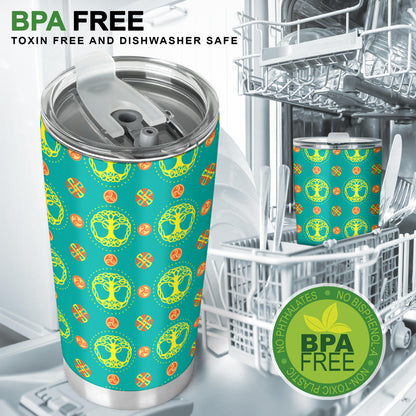 Celtic Tree of Life Print Pattern Tumbler