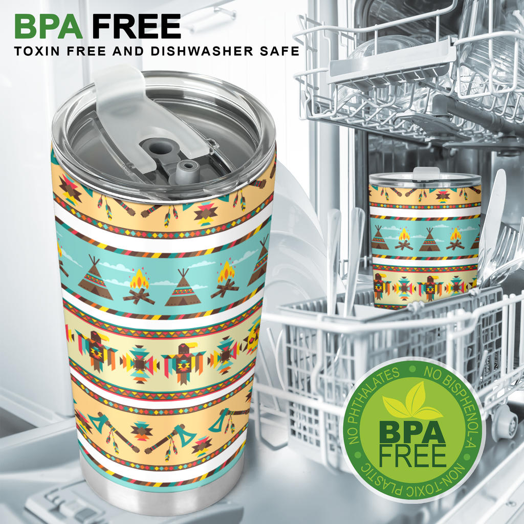 American indian Life Pattern Tumbler