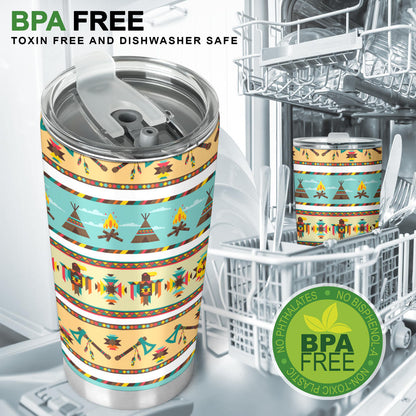 American indian Life Pattern Tumbler