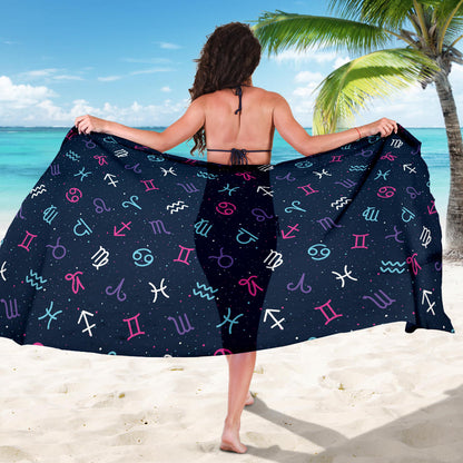 Constellation Pattern Print Design 04 Sarong Pareo Wrap
