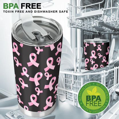 Breast Cancer Awareness Design Tumbler
