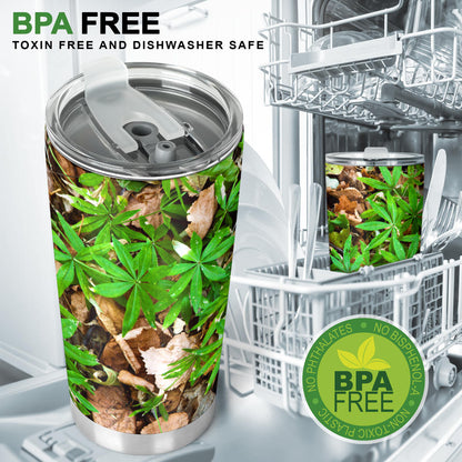 Camouflage Realistic Tree Fresh Print Tumbler