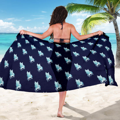 Pegasus Pattern Print Design 03 Sarong Pareo Wrap