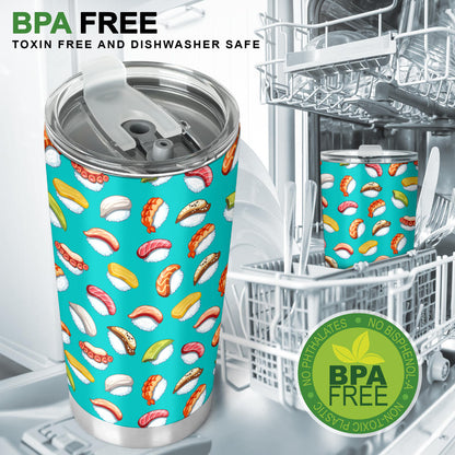Sushi Themed Print Tumbler
