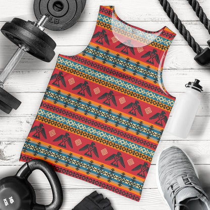 Eagles Native American Design Men Tank Top
