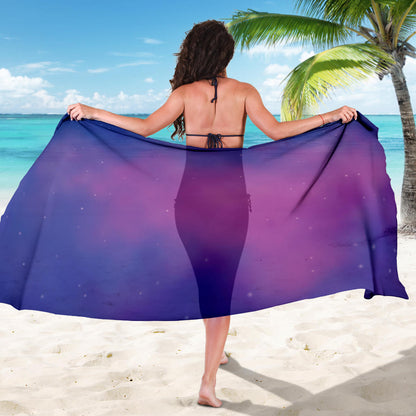 Nebula Pattern Print Design A05 Sarong Pareo Wrap