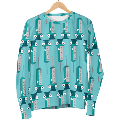 Phlebotomist Concept Design Men Long Sleeve Sweatshirt