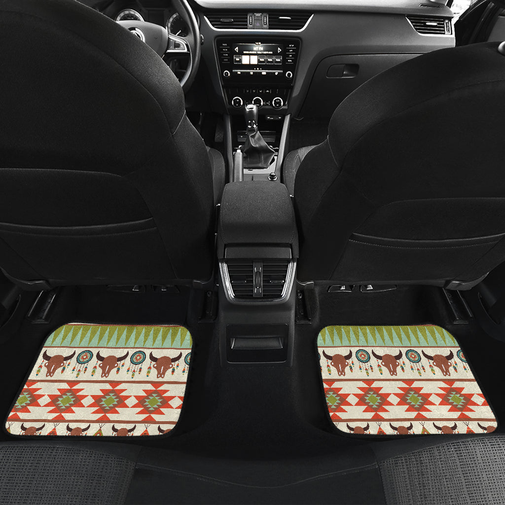 American indian Ethnic Pattern Car Floor Mats Front Back