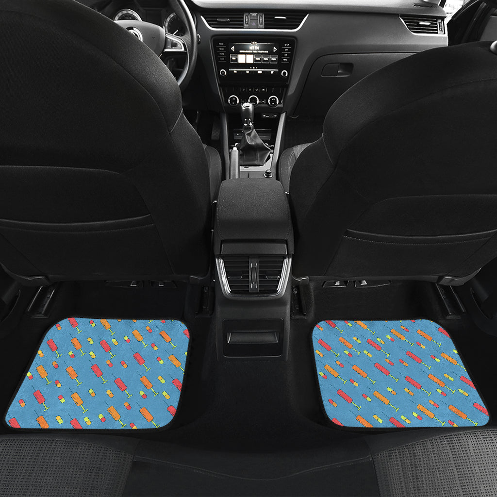 Phlebotomist Medical Pattern Car Floor Mats Front Back