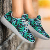 Peace Sign Themed Design Print Athletic Shoes