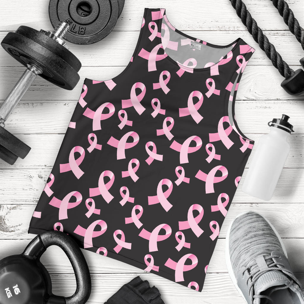 Breast Cancer Awareness Design Men Tank Top