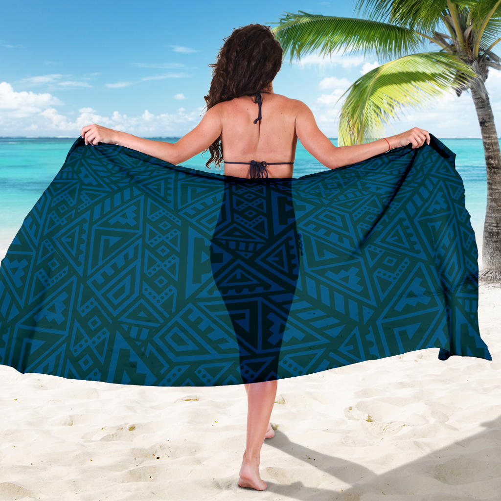 Maori Pattern Print Design 03 Sarong Pareo Wrap