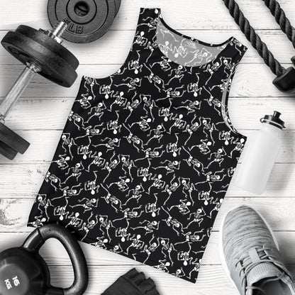 Skeleton Style Print Men Tank Top