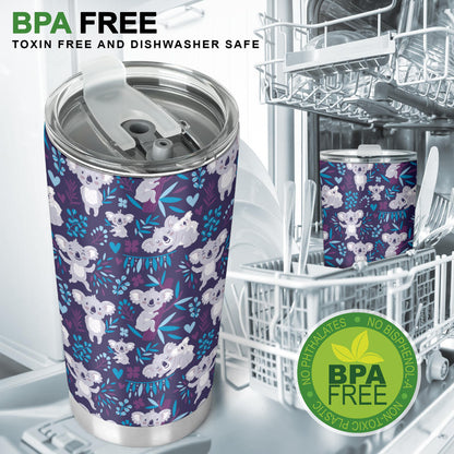 Koala Cute Themed Design Print Tumbler