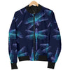 Dragonfly Hand Drawn Style Print Men Bomber Jacket