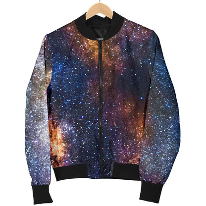 Celestial Milky way Galaxy Men Bomber Jacket