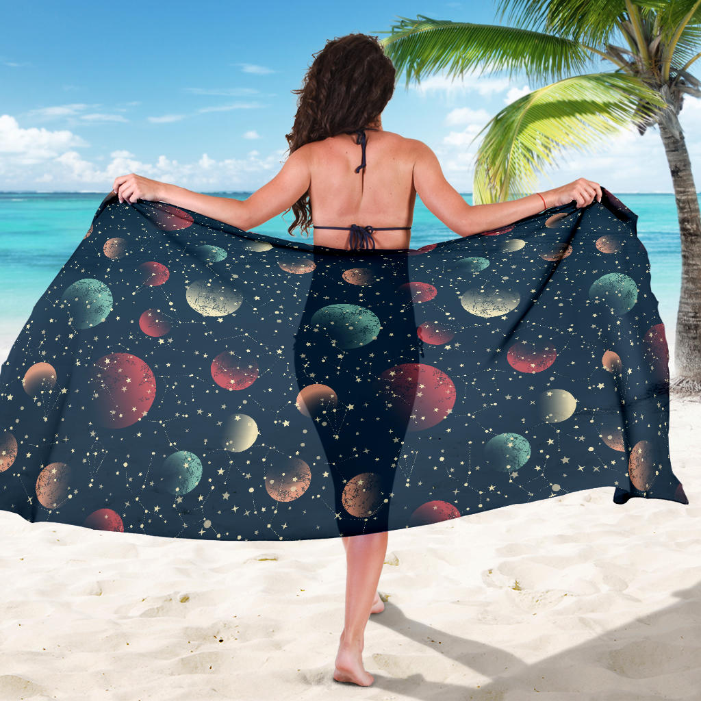 Cosmic Pattern Print Design 04 Sarong Pareo Wrap