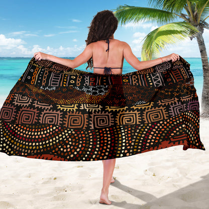 African Pattern Print Design 07 Sarong Pareo Wrap