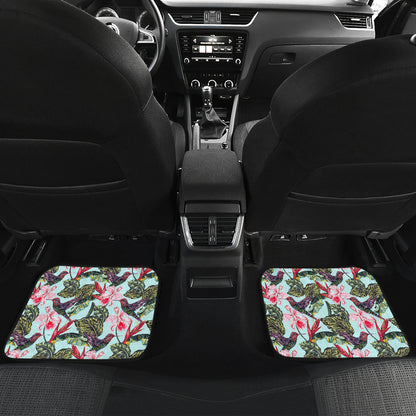 Hummingbird Cute Themed Print Car Floor Mats Front Back