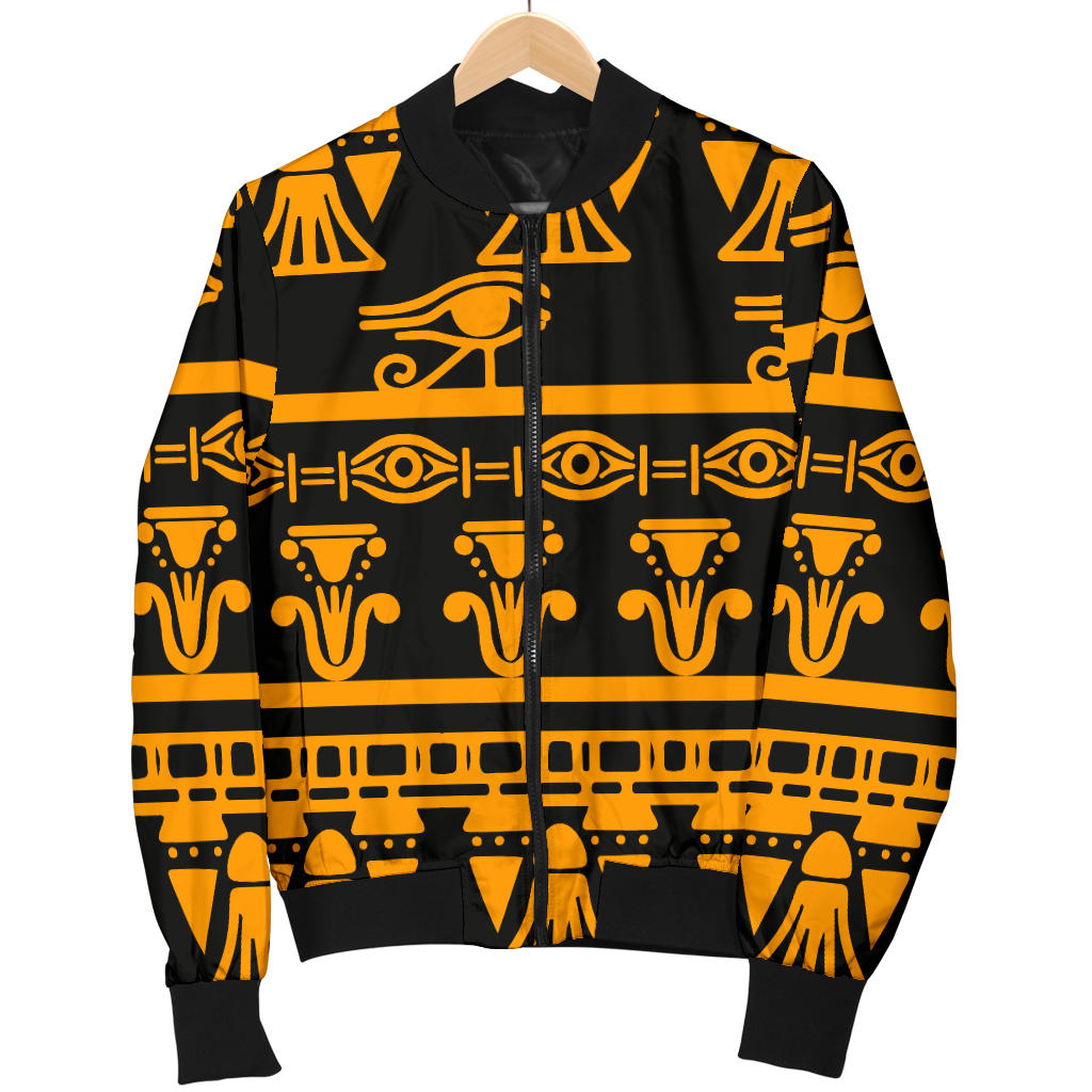 Eye of Horus Tribal Egypt Pattern Men Bomber Jacket