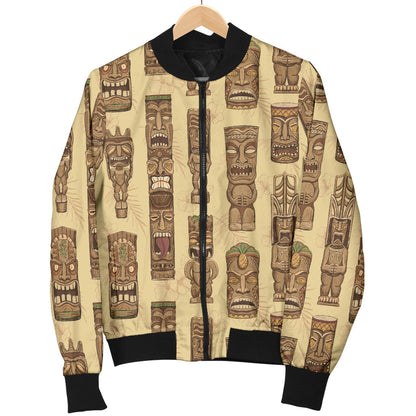 Totem Tiki Style Themed Design Men Bomber Jacket