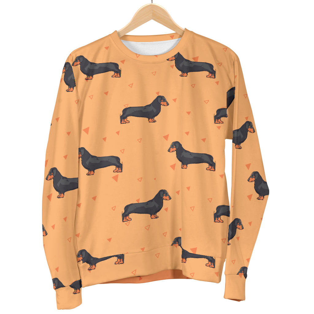 Dachshund Draw Print Pattern Women Long Sleeve Sweatshirt