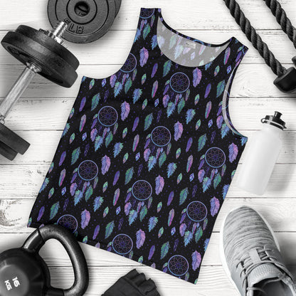 Dream Catcher Tribal Design Men Tank Top