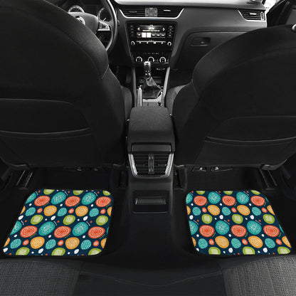 Swedish Themed Design Car Floor Mats Front Back