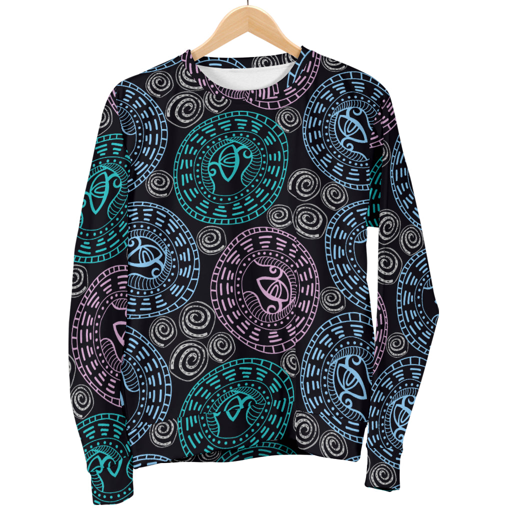 Eye of Horus Ethnic Pattern Men Long Sleeve Sweatshirt