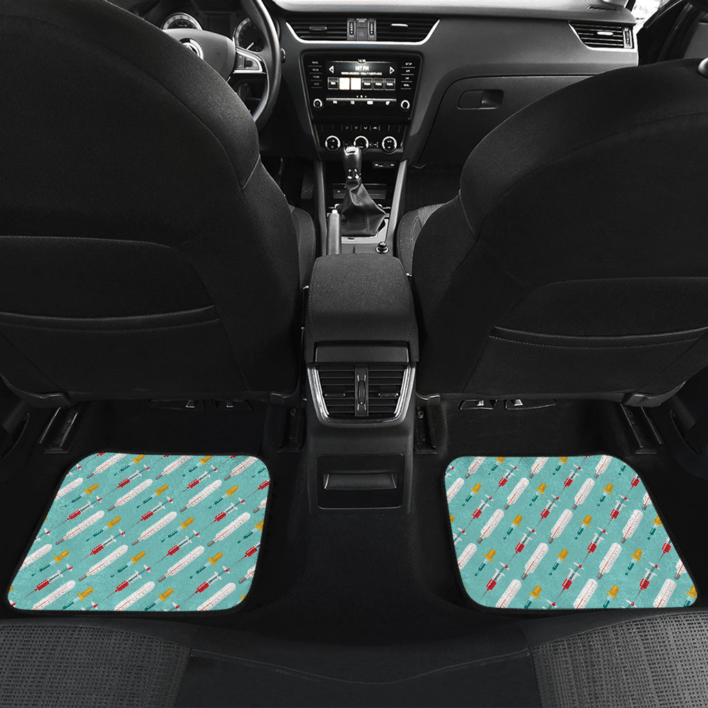 Phlebotomist Medical Print Car Floor Mats Front Back