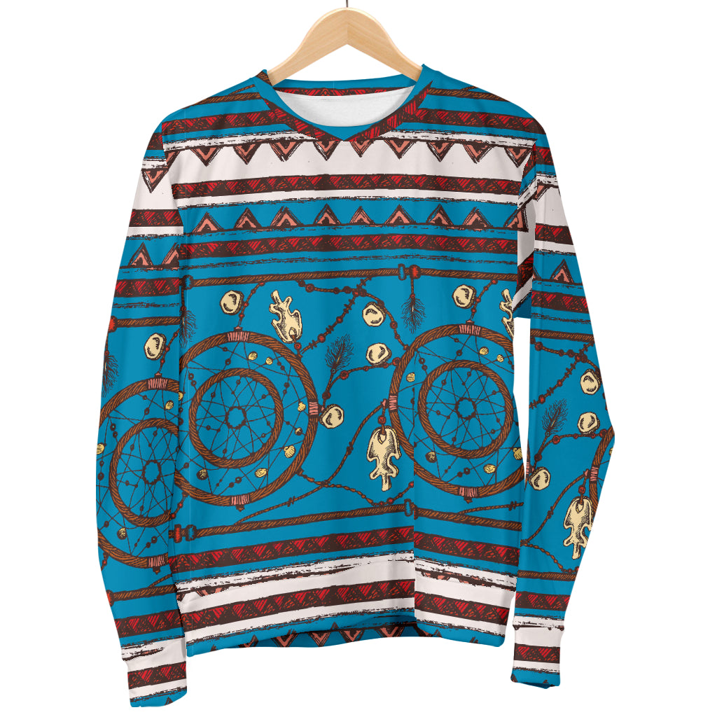 Dream catcher aztec Men Long Sleeve Sweatshirt