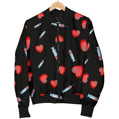 Phlebotomist Medical Concept Men Bomber Jacket