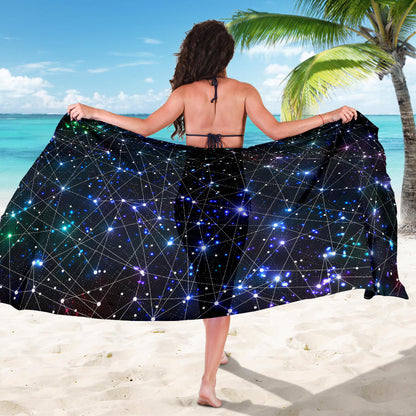 Cosmic Pattern Print Design 01 Sarong Pareo Wrap