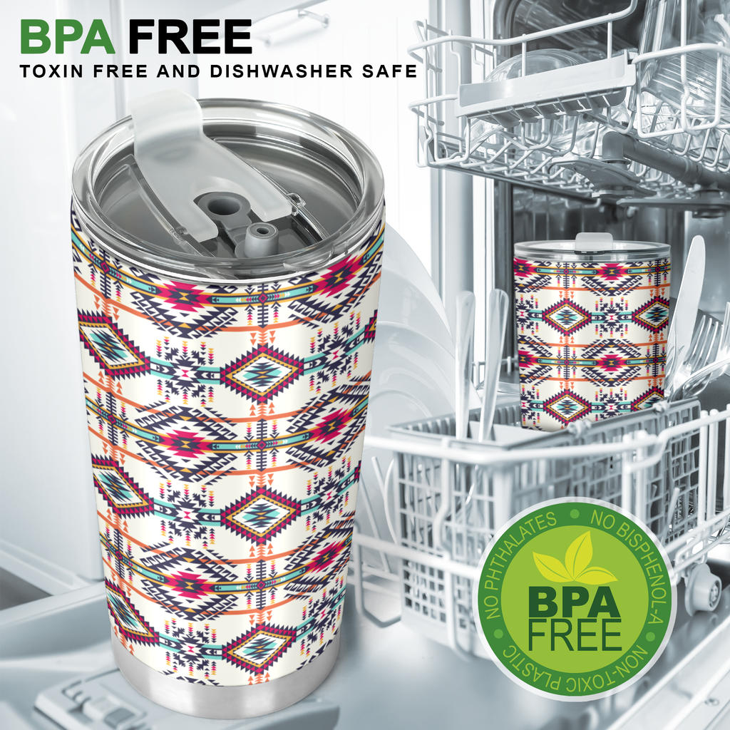 Indian Navajo Art Themed Design Print Tumbler
