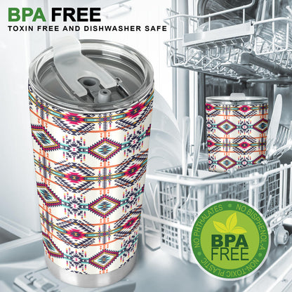 Indian Navajo Art Themed Design Print Tumbler
