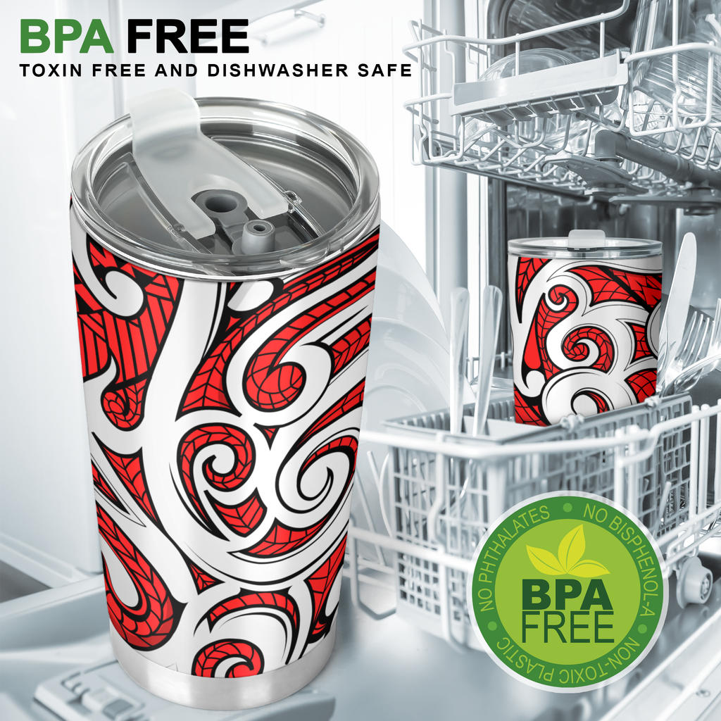 Maori Polynesian Themed Design Print Tumbler