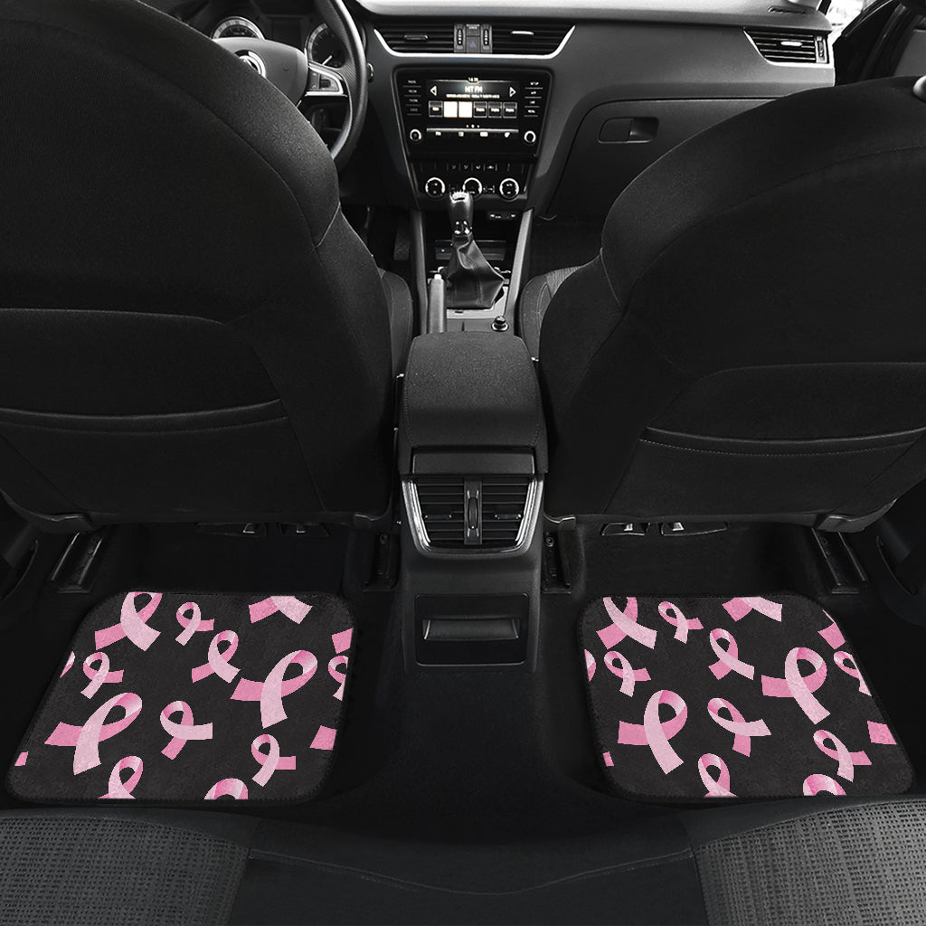 Breast Cancer Awareness Design Car Floor Mats Front Back