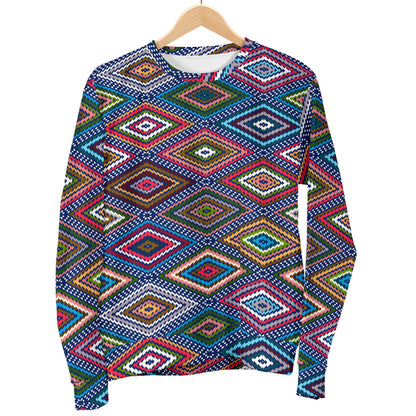 Southwestern Design Women Long Sleeve Sweatshirt