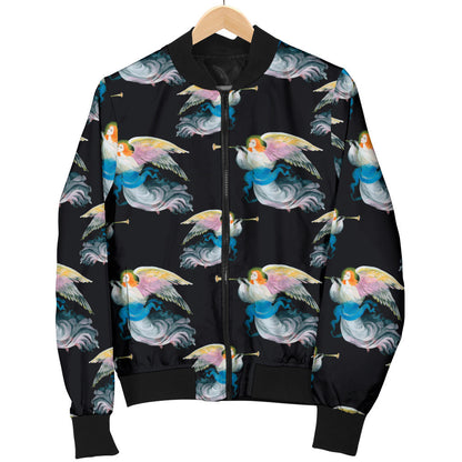 Angel with Wings Beautiful Design Print Men Bomber Jacket