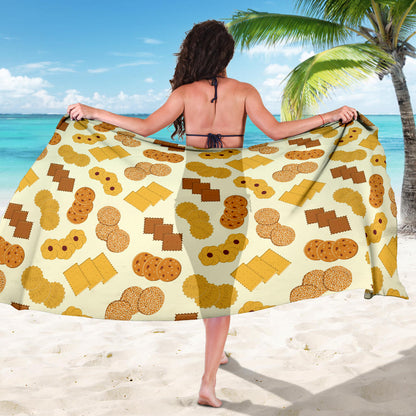 Cookie Pattern Print Design 06 Sarong Pareo Wrap