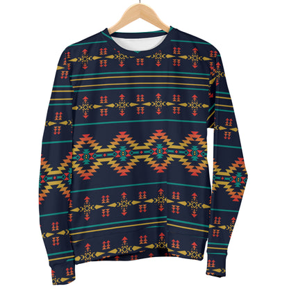 Southwest American Design Themed Print Women Long Sleeve Sweatshirt
