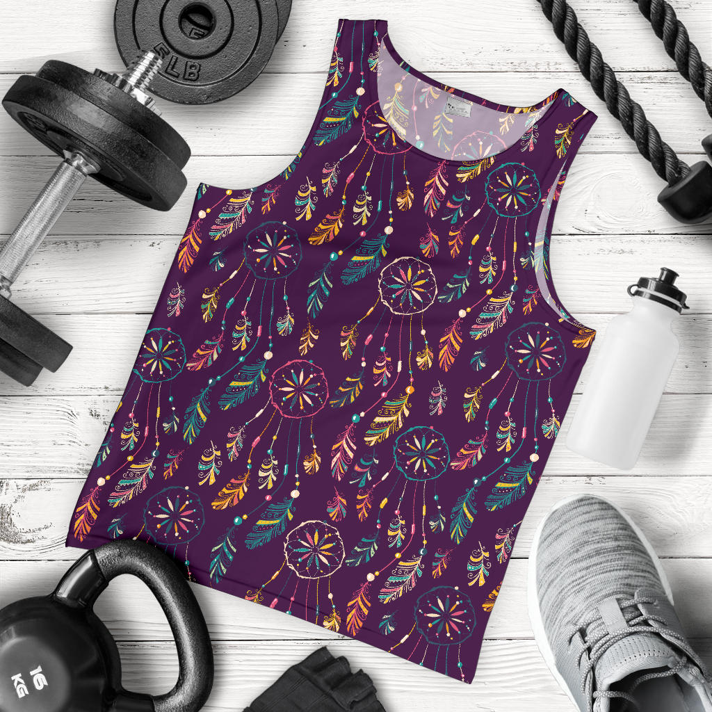 Dream Catcher Boho Design Men Tank Top